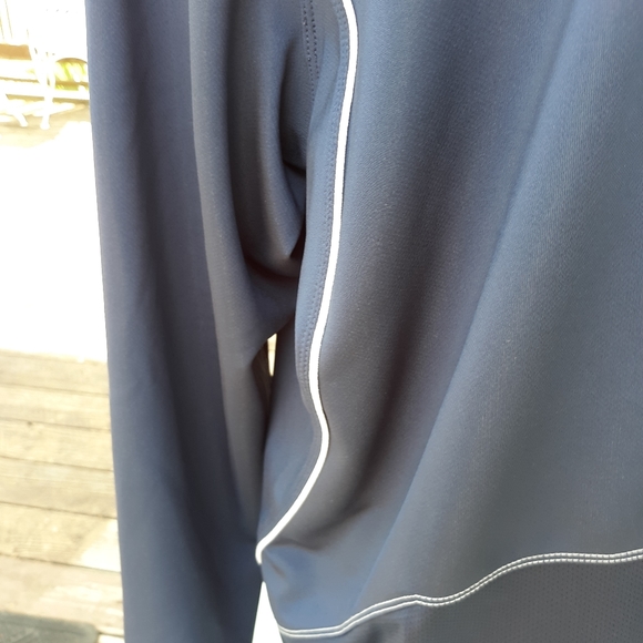 Exc Nike Ls 1/4 Zip Navy warm up pullover jkt Lg - Picture 8 of 8